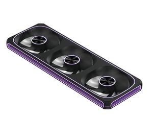 Блок вентиляторов  для ПК AIR FUSION 3 BK REVERSE реверсный,есть и белый комплект 